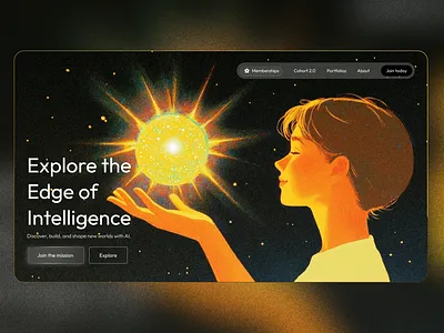 Website design ft. Midjourney visuals ai chatgpt design illustration landingpage midjourney web