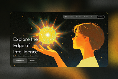 Website design ft. Midjourney visuals ai chatgpt design illustration landingpage midjourney web
