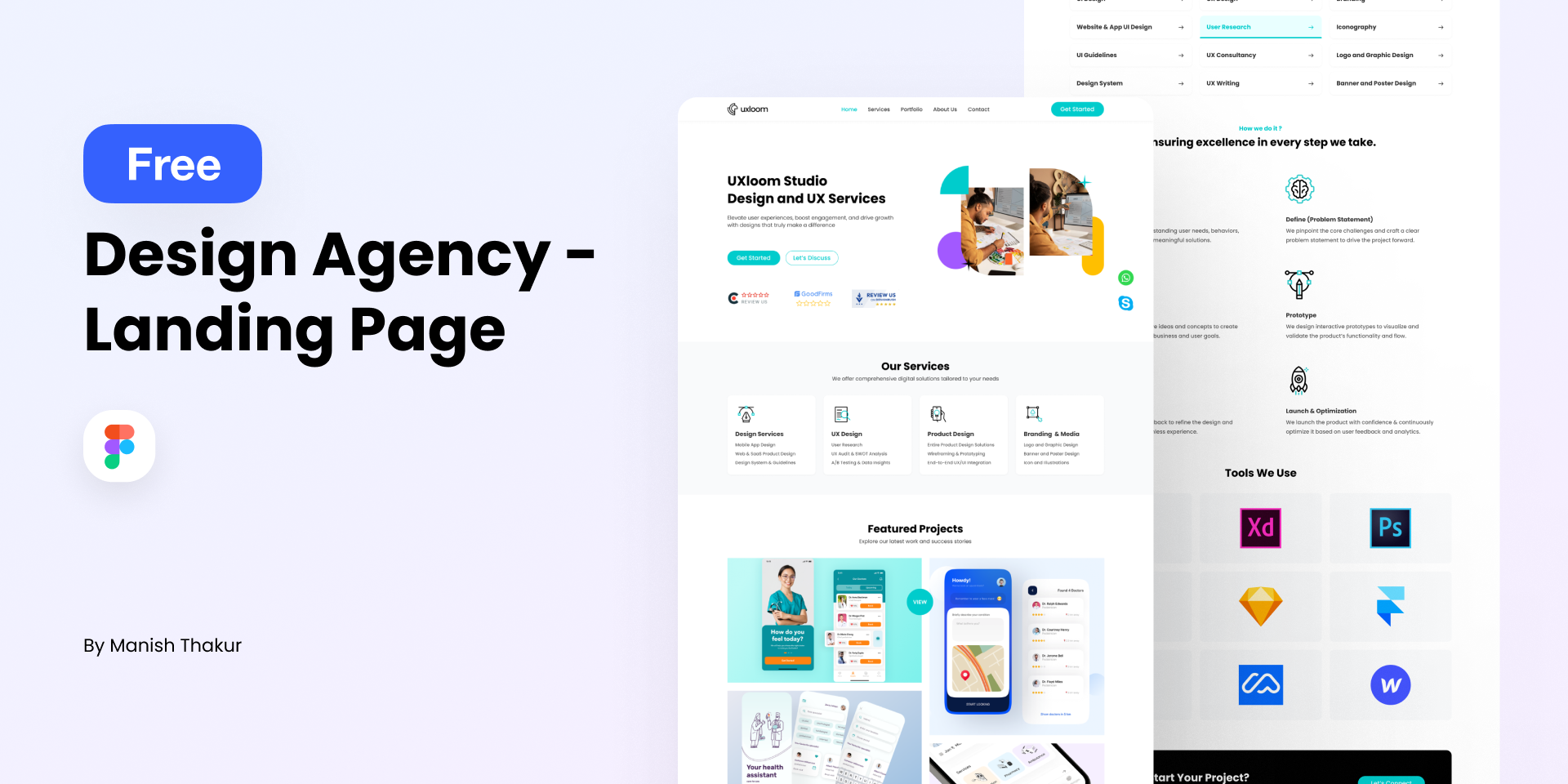 Agency Landing Page - UI/UX agency animation branding color design agency illustration landing page ui ui ux ux web website