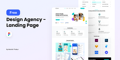 Agency Landing Page - UI/UX agency animation branding color design agency illustration landing page ui ui ux ux web website