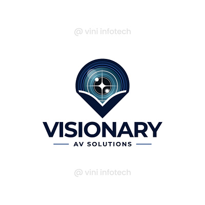 Visionary Logo graphic design logo