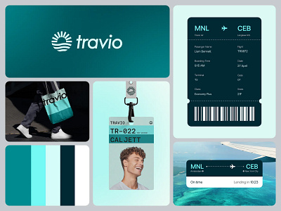 brand Identity for Travel Agency brand book branding design identity illustration logo modern logo typography ui visual identity