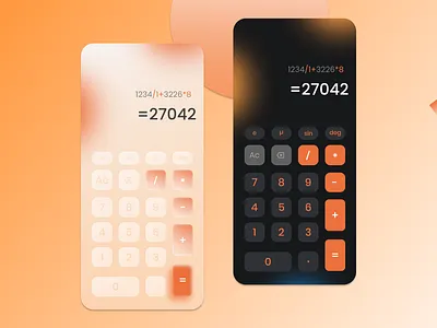Daily UI - 004 calculator ui uiux
