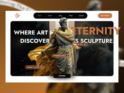 Sculpture blog website business website create website digitaldesign figma ui design landing page responsivewebdesign shopify uiuxdesign userexperience uxresearch vector webdesign webdevelopment webflow wix wordpress wordpressdevelopment wordpressthemes