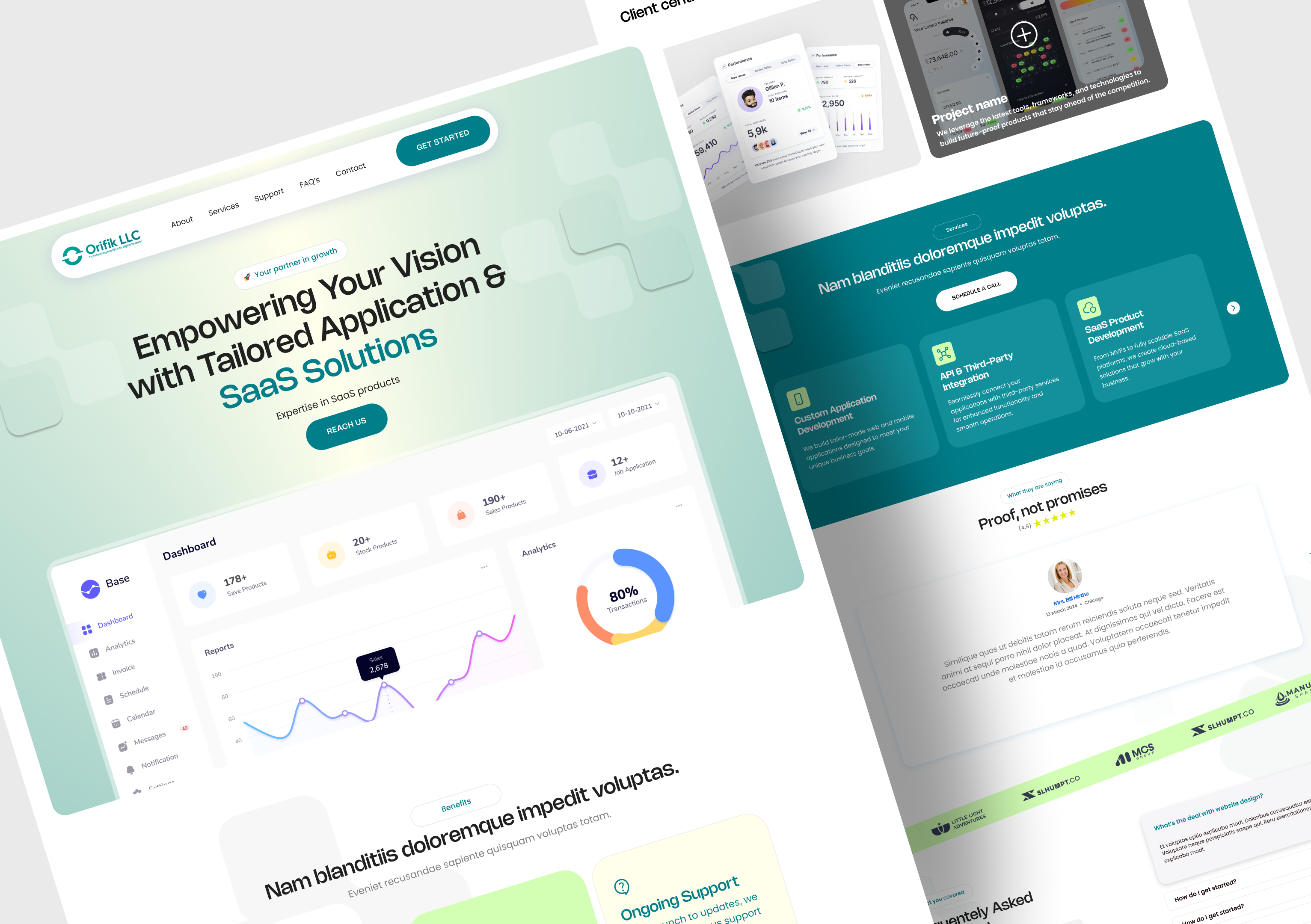 SaaS solutions Provider- Marketing Homepage design. creative landing page homepage mninimal saas saas landing page ui uiux user interface design web page website website design website designs