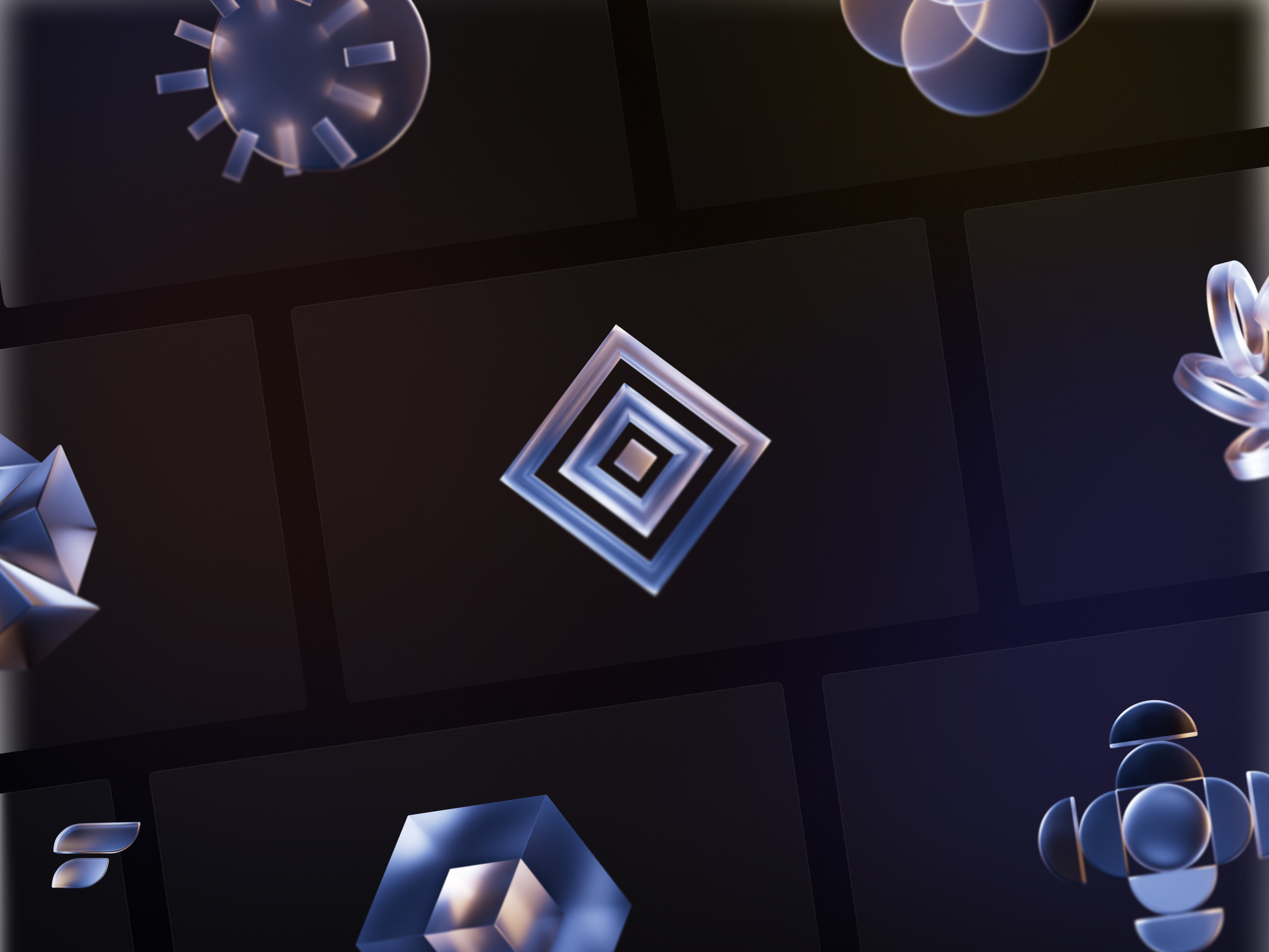 Finary - 3D assets to elevate your investments 3d assets bank crypto design finance financial finary frozen glass gradient illustration logos money saving ui