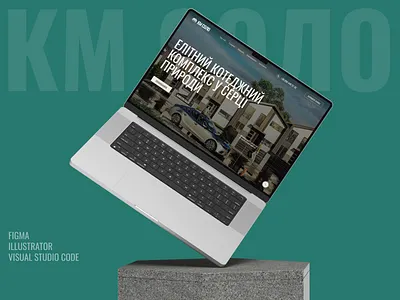 Website design for cottage town p.1 design landing page ui uidesign userinterface webdesign website