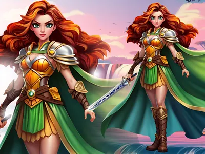 Amazon Warrior Character Design amazondesign amazonwarrior casinographics characterdesign customart fantasycharacter femalecharacterdesign gamblingart gameartist gamedevelopment gameillustration handdrawnart igamingart igamingdesign slotgameart slotgamecharacter slotillustration warriorgirl