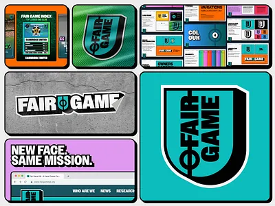 Fair Game Brand Identity brand guidelines brand identity branding football graphic design logo logo design soccer sports visual identity web design