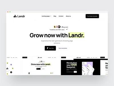 Landr – Modern Landing Page Designs in Framer agencylife conversionoptimized creativeportfolio digitalmarketing easycustomization framer freelancertools highperformance landingpage launchfast minimaldesign modernweb nocode professionaltemplates responsivedesign saas startuptemplates uiinspiration uxdesign webdesign