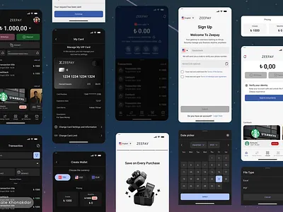 Bank Mobile app bank app bank home page bank login banking app dark mode dark mode app design system fintech fintech app home page light mode mobile app mobile app home page ui