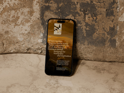 Web design concept for a hotel in Tuscany - mobile art direction design digital design figma graphic design layout mobile typography ui ux uxui visual design web web design webdesign website
