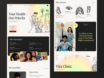 Healthcare Professional Directory Website app interface calendar ui directory health website healthcare website medical website design professional website profile card search page web design web design inspiration web interface design web ui