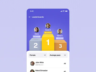 Leaderboards UI Design agency analytics animation app app design branding dashboard graphic design leaderboard leaderboard ui leaderboard ui design mobile design mobile ui design motion graphics page design product design ui user interface ux
