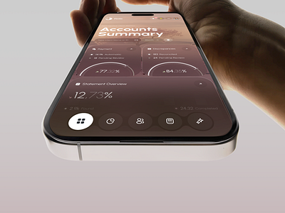 Finlo Mobile App - Account Management CRM account ai analytics app app design automation b2b business crm dashboard design finance interface management mobile product saas service ui ux