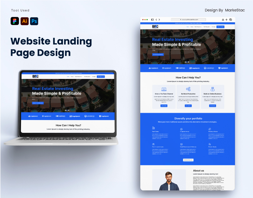 Website Landing Page Design landing page landing page design uidesign uiux design webdesign website design templates website development website landing page websitedesign