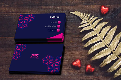 Ellegent Business Card Design business card card design illustration visiting card visiting card design