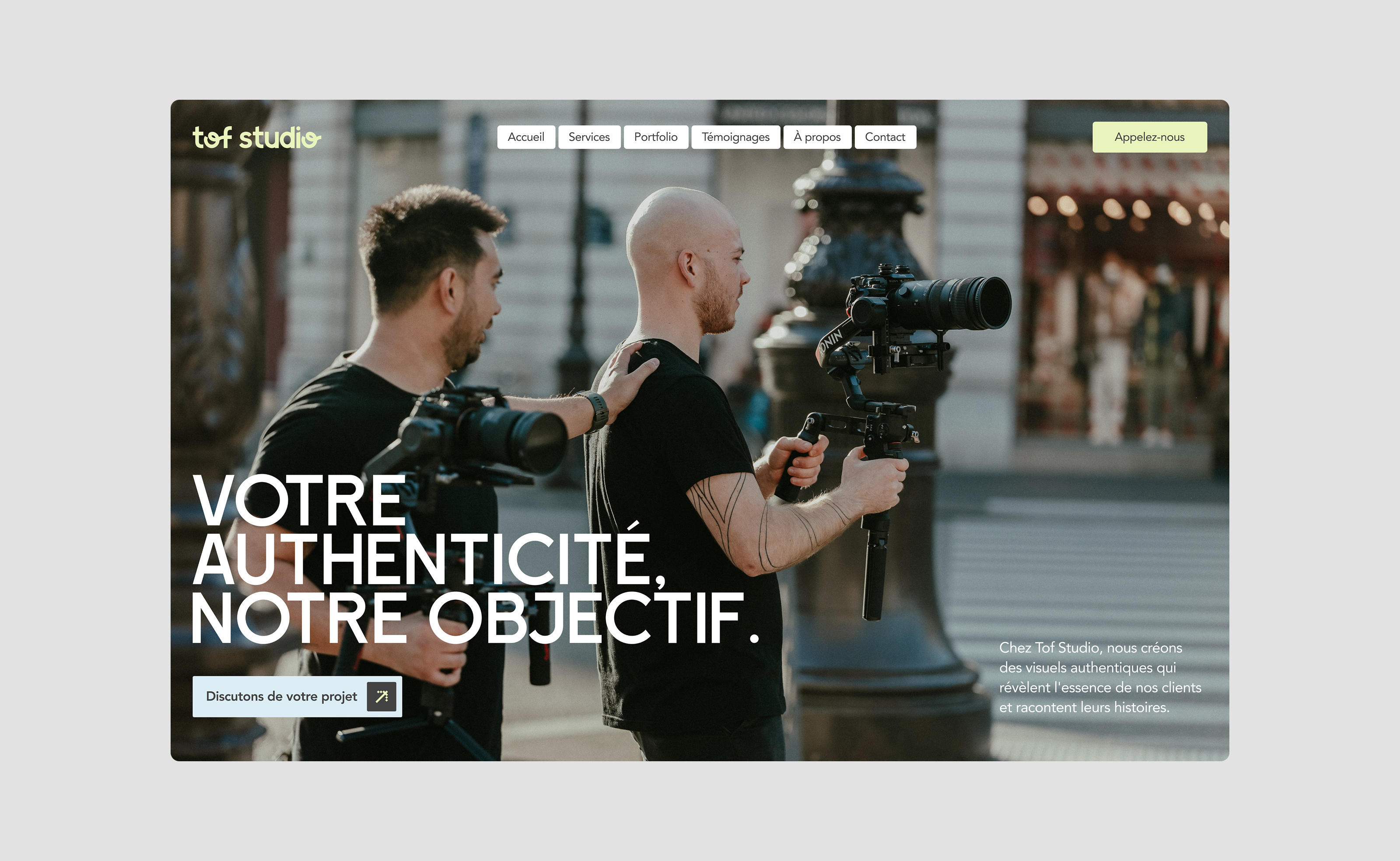 TOF Studio | Photographer Portfolio | Webflow hero section landing page photographer portfolio portfolio landing page portfolio section portfolio website services section ui webflow webflow portfolio