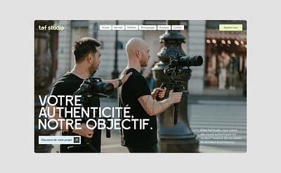 TOF Studio | Photographer Portfolio | Webflow hero section landing page photographer portfolio portfolio landing page portfolio section portfolio website services section ui webflow webflow portfolio