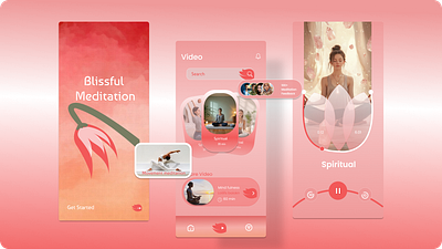 Meditation App clinic fitness health healthcare meditation yoga