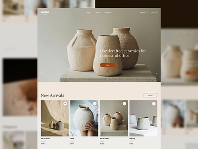 AURA studio | Design & Usability Research branding design ecommerce graphic design illustration logo shopify ui uiux website