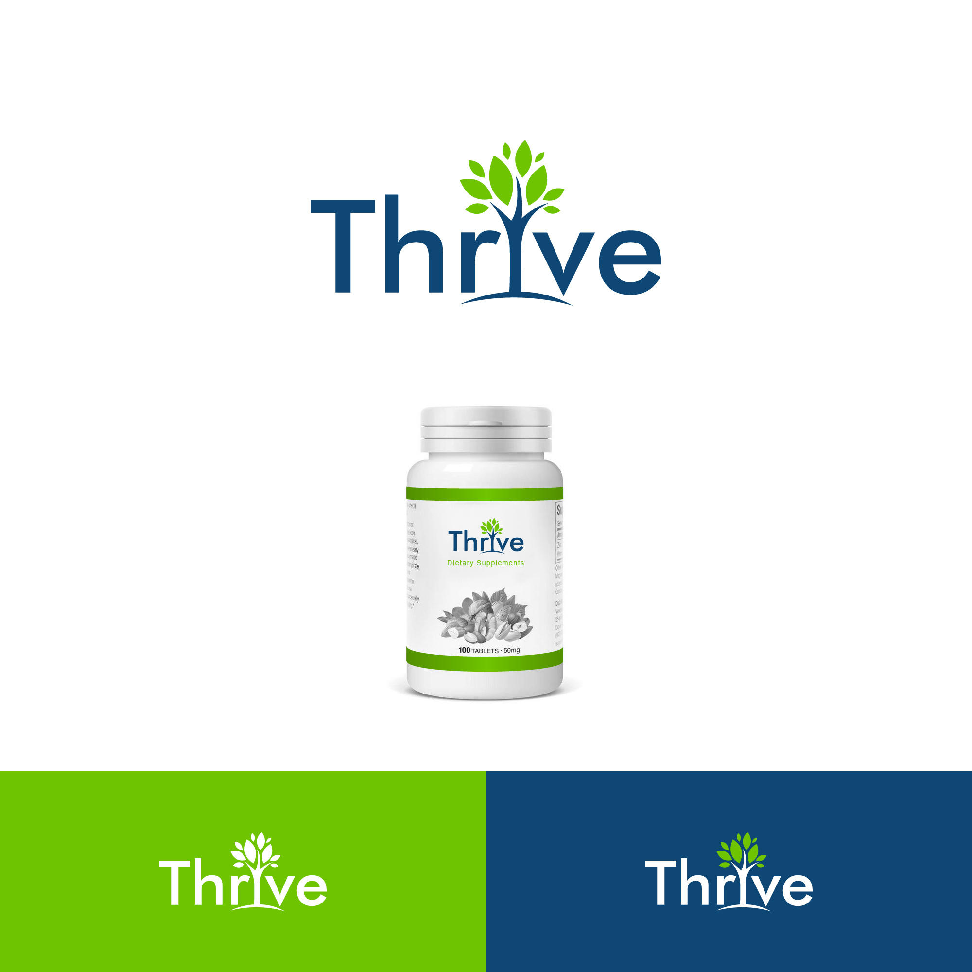 Thrive Logo and Label adobe illustrator design illustration illustrator logo minimalist logo modern logo thrive wallpaper wordmark