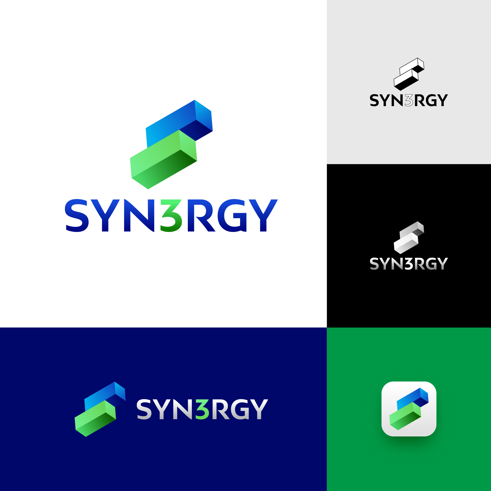 Synergy Minimal Logo 3d 3d logo adobe illustrator design illustration illustrator logo logo design minimal minimal logo minimalist logo modern modern logo s 3d logo s logo synergy logo ui wallpaper