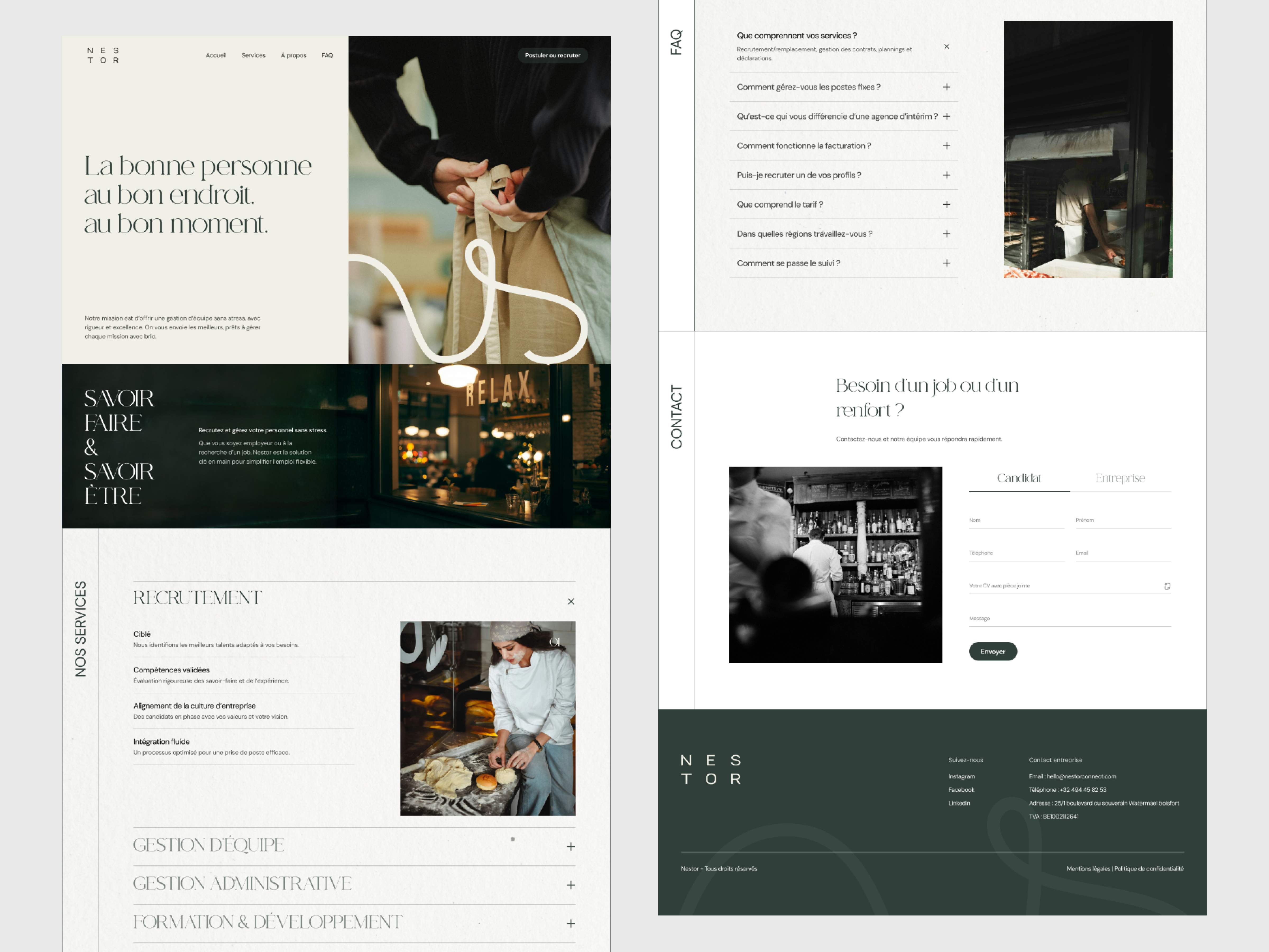 Example of Figma Design To Webflow Development
