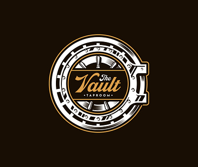 The Vault Taproom logo showcase