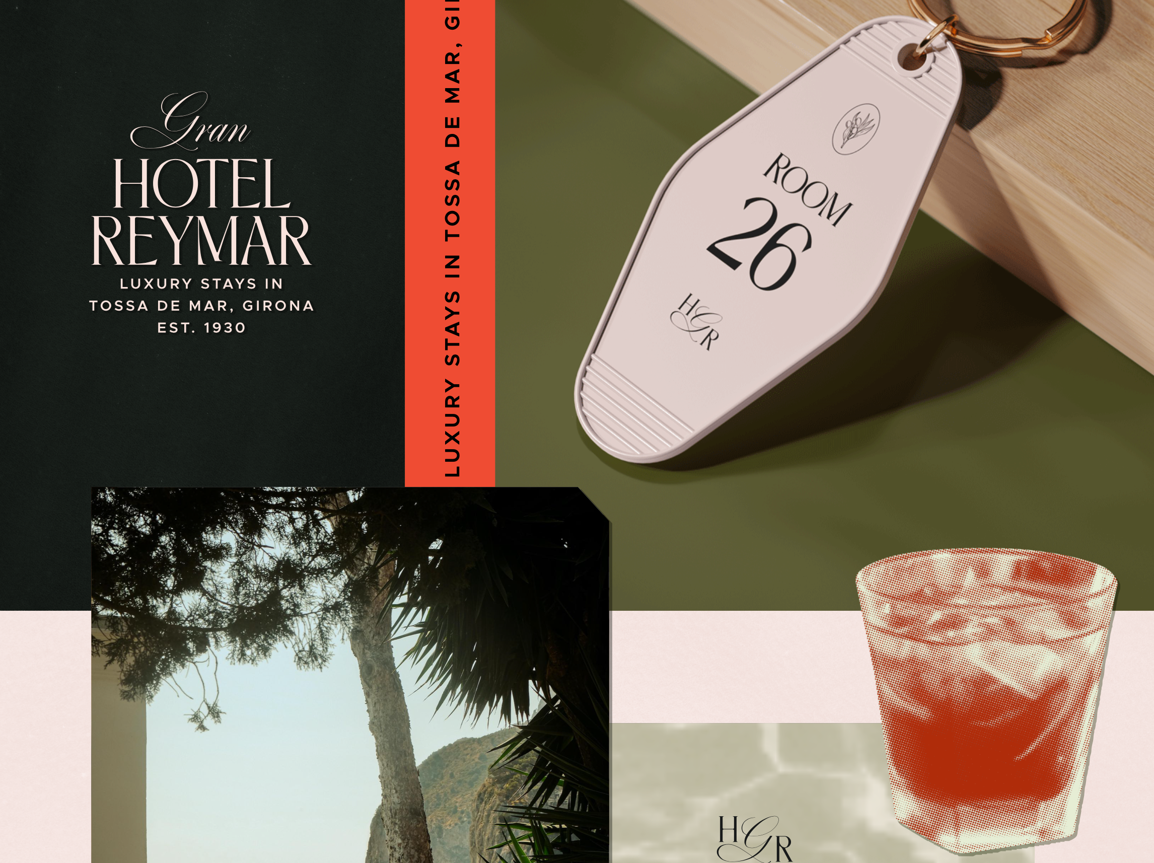 Vintage Hotel Brand brand design branding graphic design hotel brand illustration logo luxury branding rebrand vintage branding