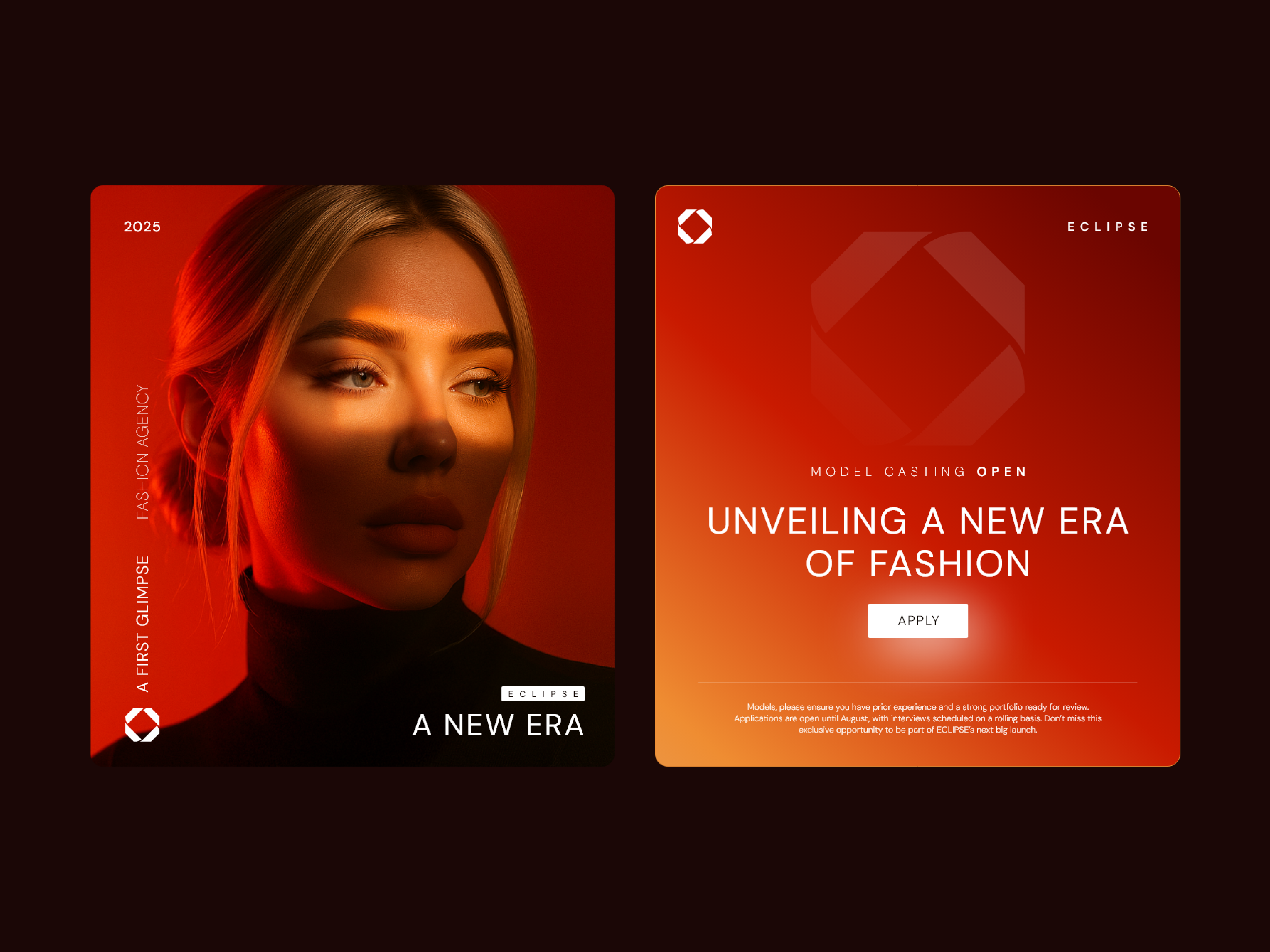 Eclipse branding clean designinspiration elegant fashion minimalistic ui