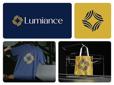 Lumiance luxury star logo design brand identity branding elegant golden graphic design logo luxury minimal modern star star logo