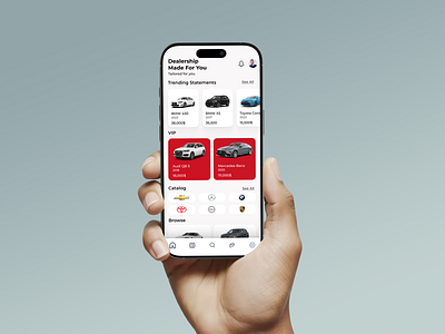 Car Dealership App Design app branding car concept deal dealership design selling shop ui uiux ux web design