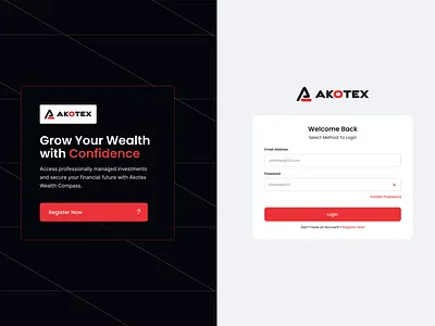 Login And Signup Creative Landing Pages branding design graphic design illustration landing page logo typography ui ux vector website design