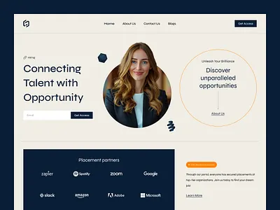 Careerly ✦ Job Portal Website Design design figma interface job portal job search landing page product service ui ux web design website