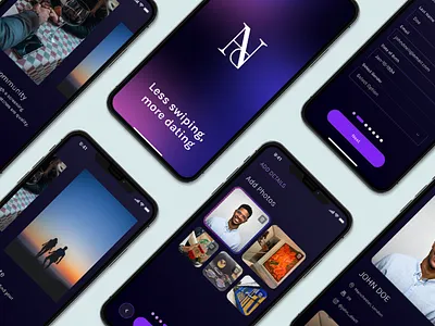 NADA: Where Exclusivity Meets Real Connection app design application design dating app mobile app mvp prototyping ui ui design uiux wireframe