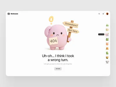 404 Page – Brainwave 2.0 404 page not found