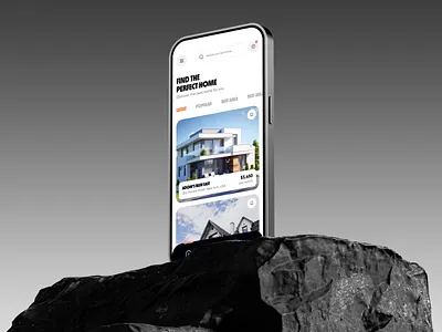 Real Estate App adom app app design app ui property buying app real estate real estate app rental app ui ux