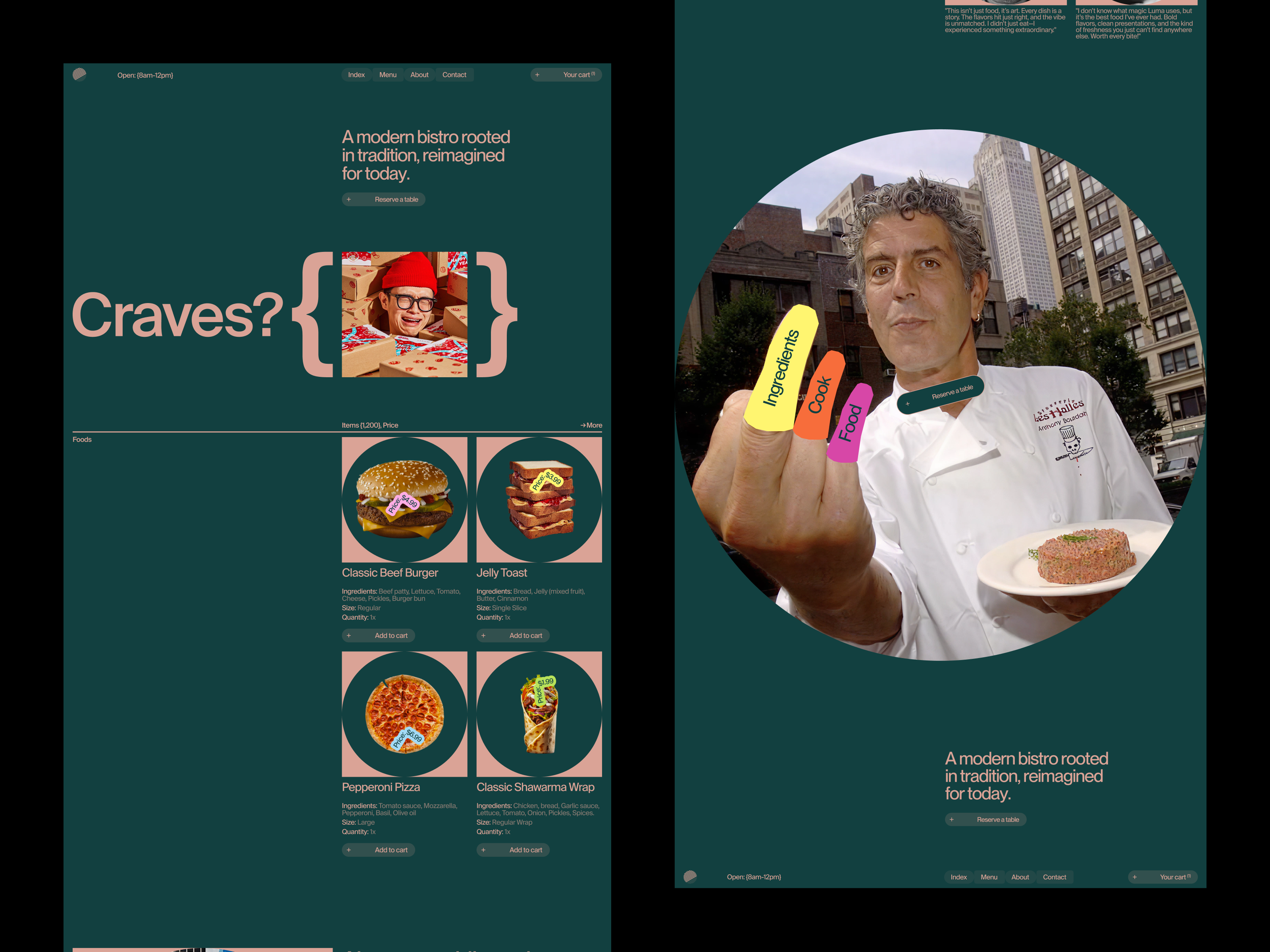 Luma — UI/UX for Restaurant Website Design culinary website design digital food experience food related ui design food uiux food website ui landing page design menu design ui modern bistro design product design restaurant digital design restaurant uiux restaurant web concept restaurant website design swiss style design uiux design uiux for food industry waxyweb web design web design for restaurants website user interface