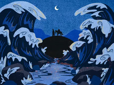 Egypt - Family Advent Book advent bible christmas church design egypt handmade illustration jesus lettering moon texture type water wave