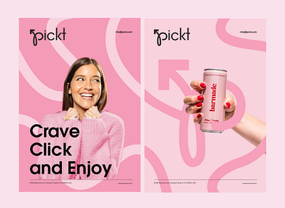 Pickt Branding and Packaging Design - Online Shopping 3d branding emblem icons label logo mobile app online online shopping packaging packaging design pickt poster poster design shopping ui
