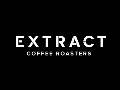 Extract Coffee Roasters - Logo Animation animation branding design graphic design identity logo typography