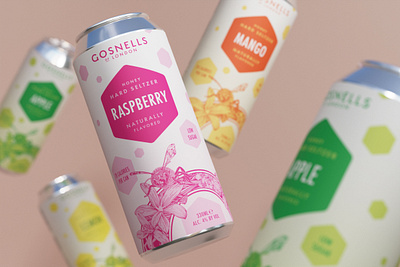 Gosnells of London Seltzer Packaging Design design graphic design packaging