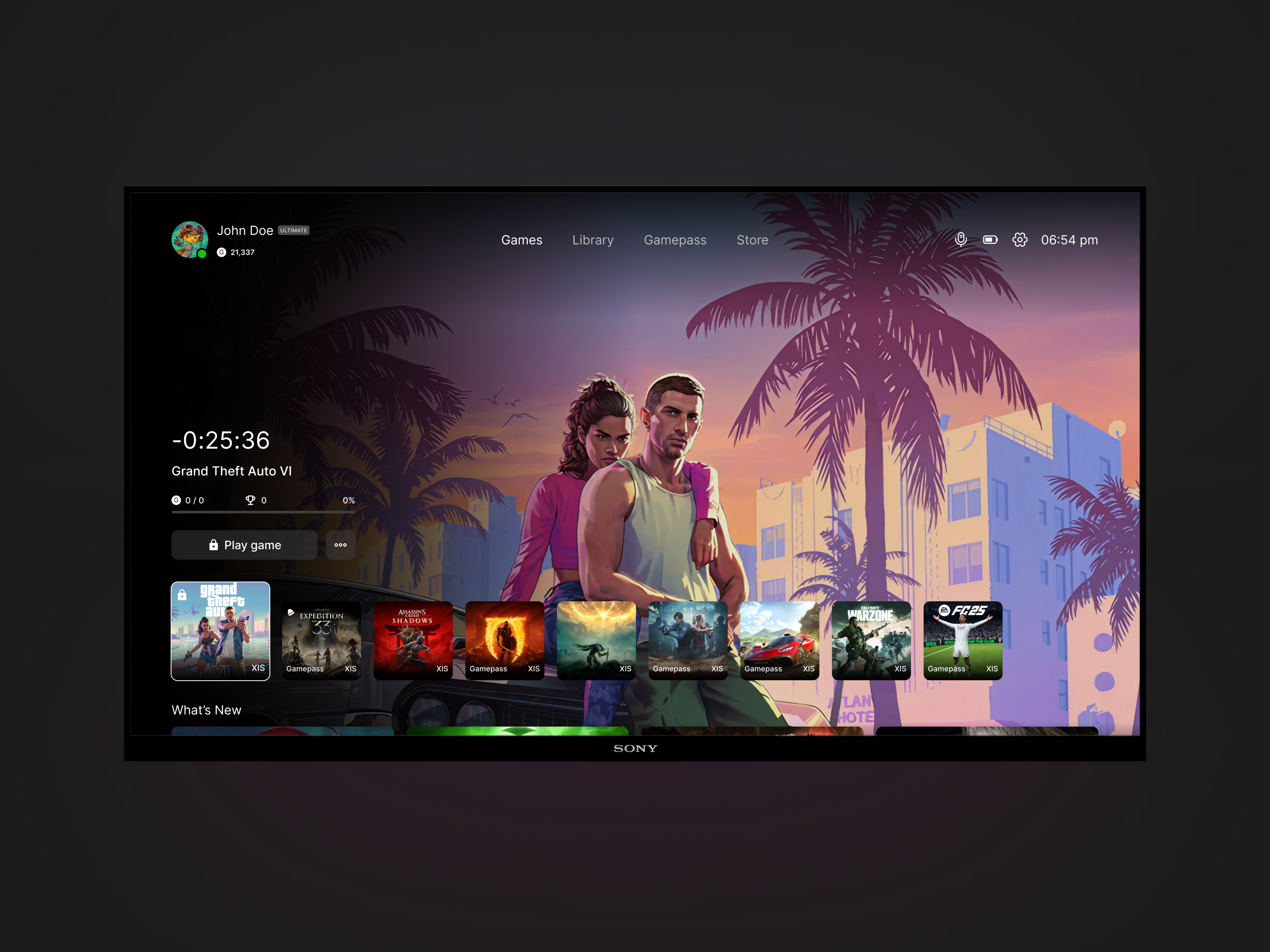 🎮Xbox Dashboard Redesign(Concept UI) branding design figma graphic design illustration logo typography ui ux vector