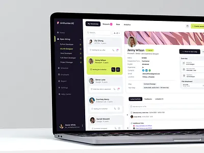 Recruitment Web App app business app design design concept figma hr tech product design recruitment ui ui design ux ux design uxui web web app web app design