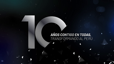10 años Entel 3d animation motion graphics