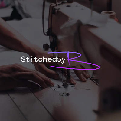 Logo Concept for Stitched by B a fashion House branding dresses fashion graphic design logo stitch