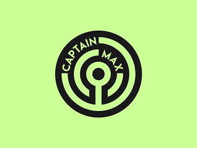 Captain Max - Logo Design animation brand branding captain circle design graphic design logo microphone music musician pilot radar typographic logo vector