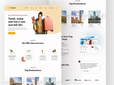 "Discover the Best Travel Destinations with Tabboo bestdestinations branding design dribbbleshots exploretheworld figmadesign graphic design illustration interfacedesign logo productdesign seetheworld ui wanderlust