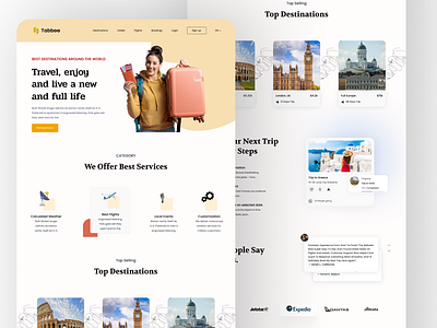 "Discover the Best Travel Destinations with Tabboo bestdestinations branding design dribbbleshots exploretheworld figmadesign graphic design illustration interfacedesign logo productdesign seetheworld ui wanderlust